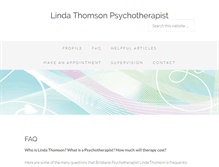 Tablet Screenshot of linda-thomson.com